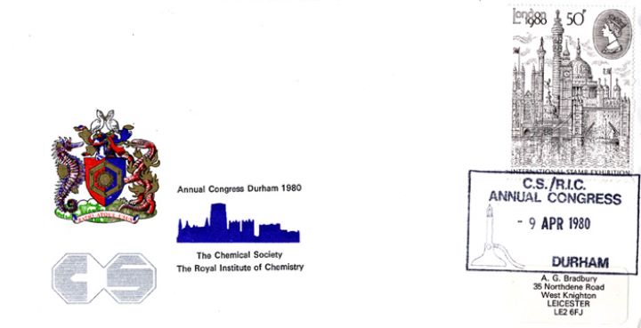 London 1980: 50p Stamp, The Chemical Society/Royal Institute of Chemisty