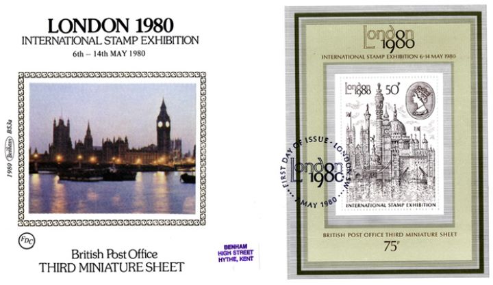 London 1980: Miniature Sheet, Houses of Parliament
