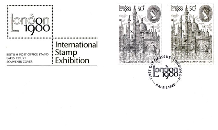 London 1980: 50p Stamp, International Stamp Exhibihition