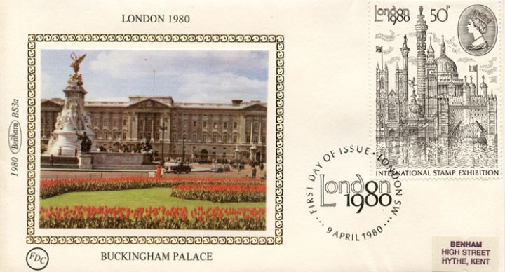 London 1980: 50p Stamp, Buckingham Palace