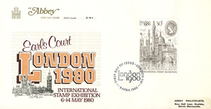London 1980: 50p Stamp, Houses of Parliament