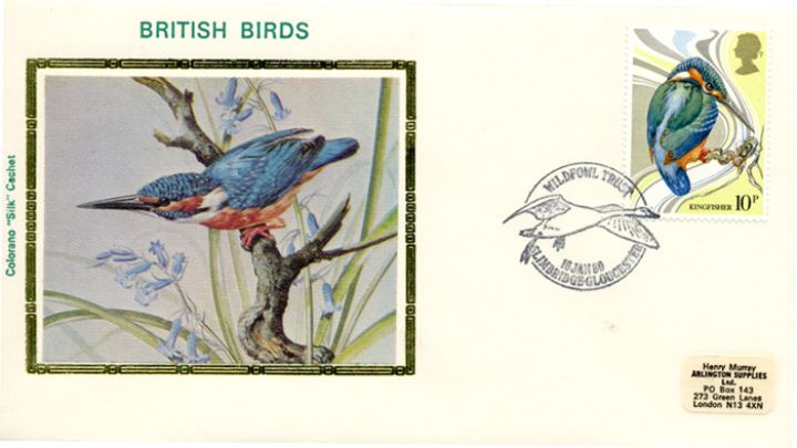 British Birds 1980, Kingfisher and Bluebells