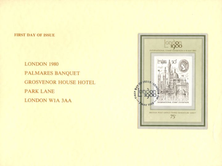 London 1980: Miniature Sheet, Palmares Banquet