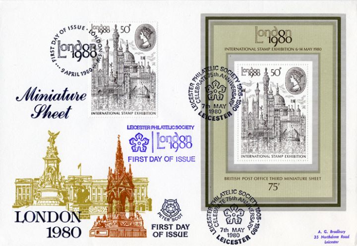 London 1980: Miniature Sheet, Buckingham Palace