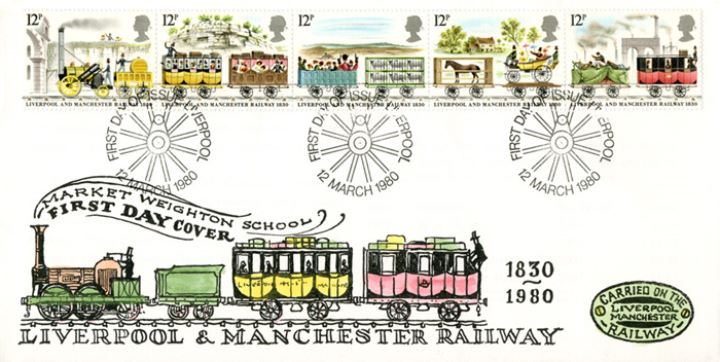 Liverpool & Manchester Rly, Mail by Rail