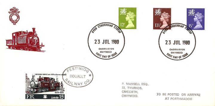 Wales 12p, 13 1/2p, 15p, Festiniog Railway Company