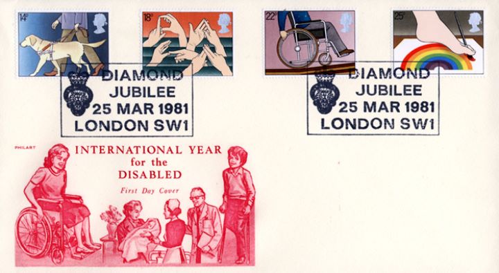 Year of the Disabled, Special Handstamps