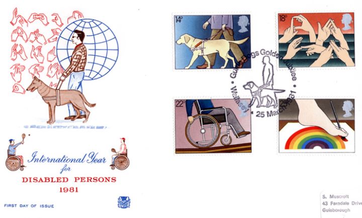 Year of the Disabled, Special Handstamps