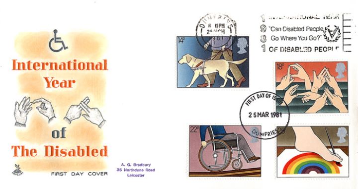 Year of the Disabled, Disabled Slogan Postmarks