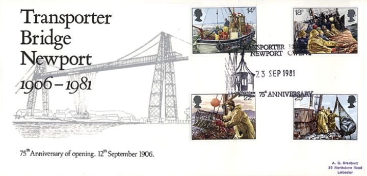 Fishing, Transporter Bridge Newport