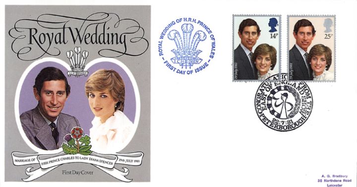 Royal Wedding 1981, The Royal Couple | First Day Cover / BFDC