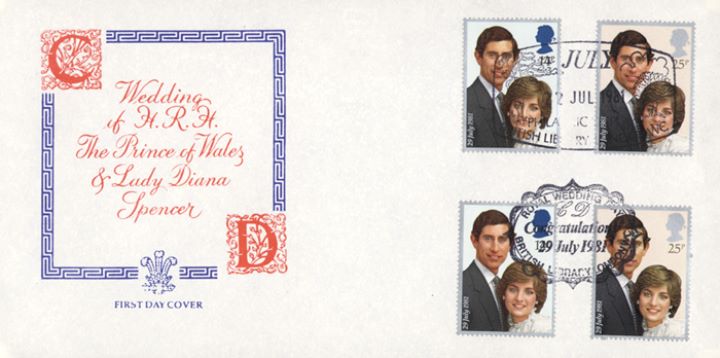 Royal Wedding 1981, Double dated cover | First Day Cover / BFDC