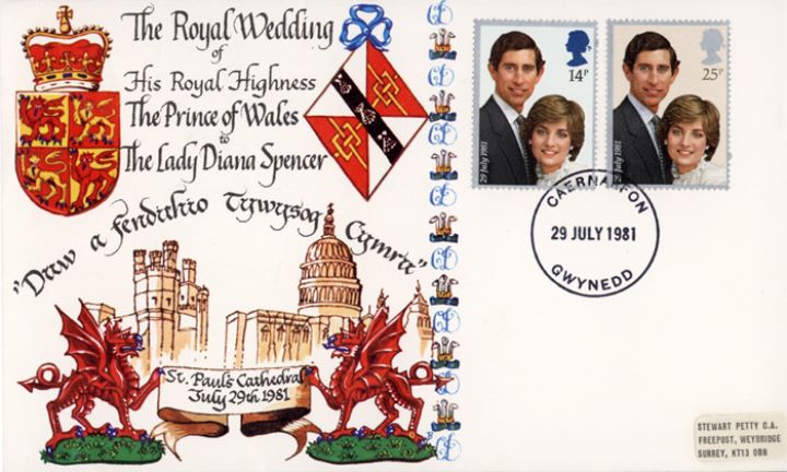 Royal Wedding 1981, The Welsh Dragon Wedding Day