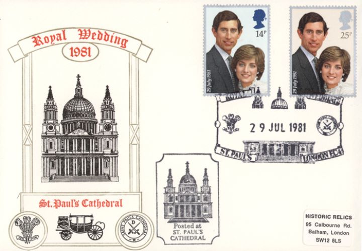 Royal Wedding 1981, St Paul's Cathedral Wedding Day