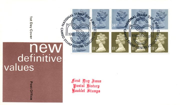 Counter: New Design: £1.30 Postal Hist 1 (Penny Black), New Se-tenant Format