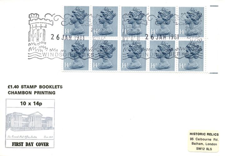 Counter: New Design: £1.40 Ind.Arch. 5 (Preston Mill), The General Post Office