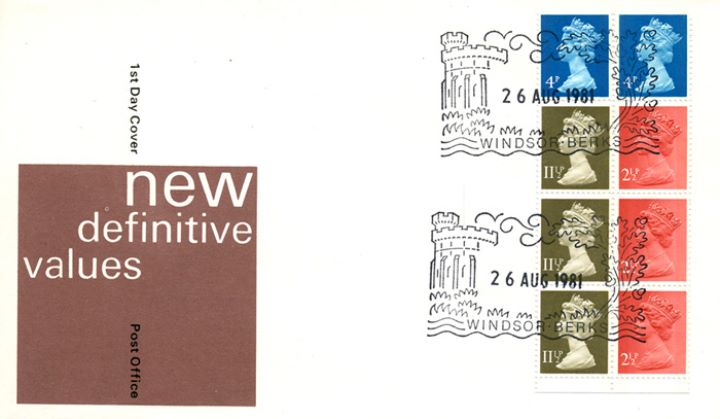 Vending: New Design: 50p Follies 1 (Mugdock Castle), New Se-tenant Format