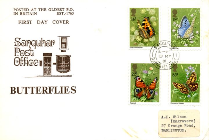 Butterflies, Britain's Oldest Post Office