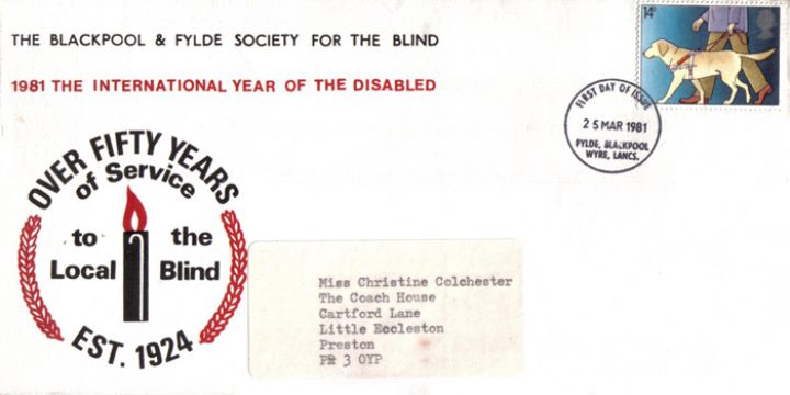 Year of the Disabled, Blackpool & Flyde Society for the Blind