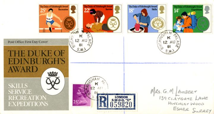 Duke of Edinburgh's Awards, Buckingham Palace Postmark