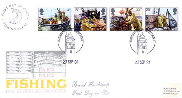 Fishing, Philatelic Counter Postmarks