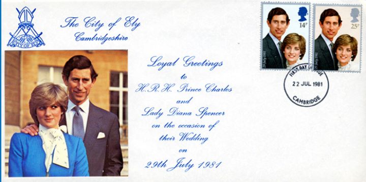 Royal Wedding 1981, The City of Ely - Loyal Greetings