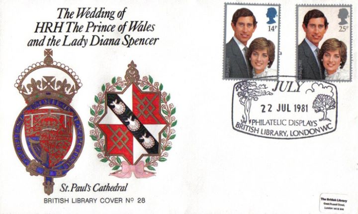 Royal Wedding 1981, Coats of Arms