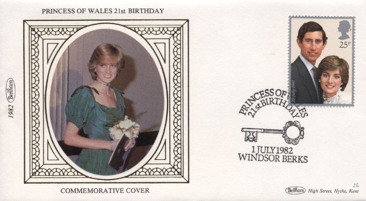 Princess of Wales 21st Birthday, Diana in Green Dress