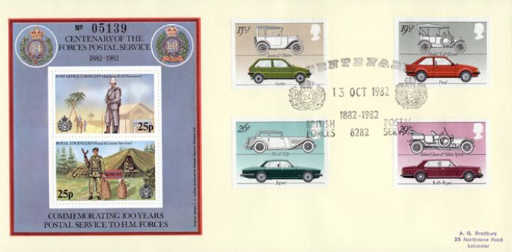 British Motor Cars, Centenary of Forces Post