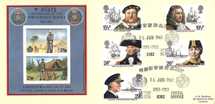 Maritime Heritage, Forces Postal Service