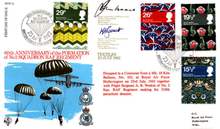 British Textiles, RAF Parachutes