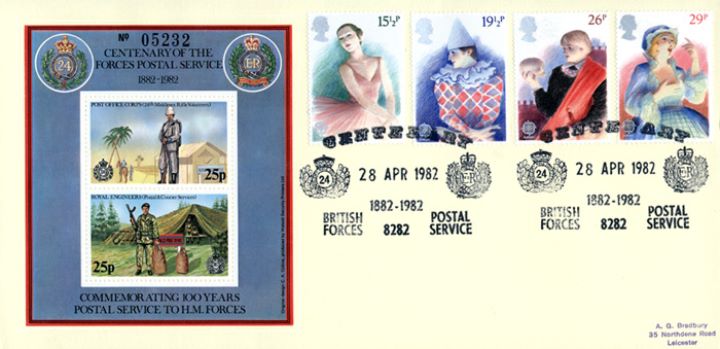 British Theatre, HM Forces Postal Service