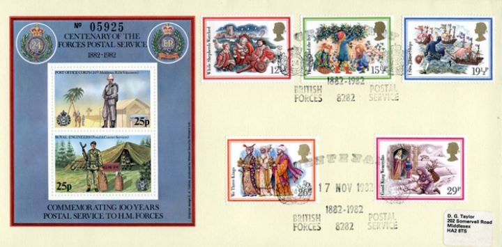 Christmas 1982, Centenary of Forces Post