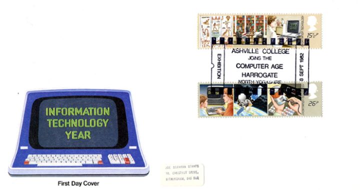 Information Technology, Computer Monitor and Keyboard