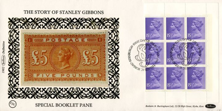 PSB: Gibbons - Pane 4, The £5 Queen Victoria Stamp