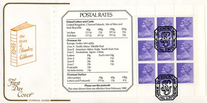 PSB: Gibbons - Pane 4, Postal Rates