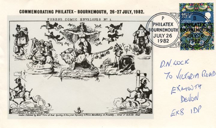 Philatex 1982, Mulready Envelope