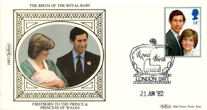 Birth of Prince William, Proud Parents