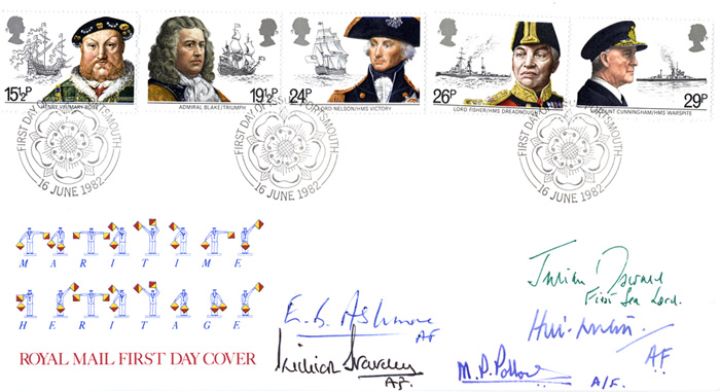 Maritime Heritage, Admirals of the Fleet - Signatures