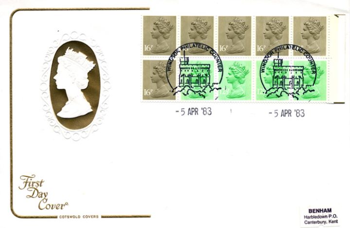 Counter: New Design: £1.46 Postal Hist. 8 (Seahorses), H M The Queen