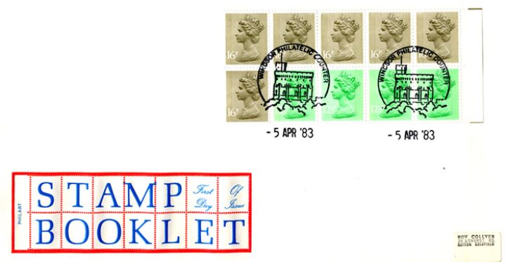 Counter: New Design: £1.46 Postal Hist. 8 (Seahorses), New Booklet Pane