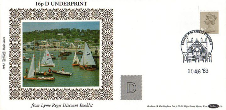 Counter: New Design: £1.45 Countryside 1 (Lyme Regis), Lyme Regis Harbour