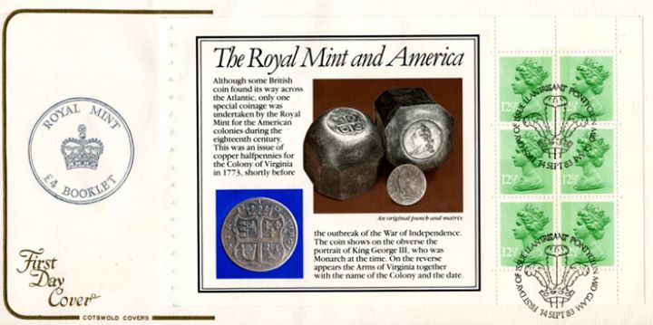 PSB: Royal Mint - Pane 1, The Royal Mint and America