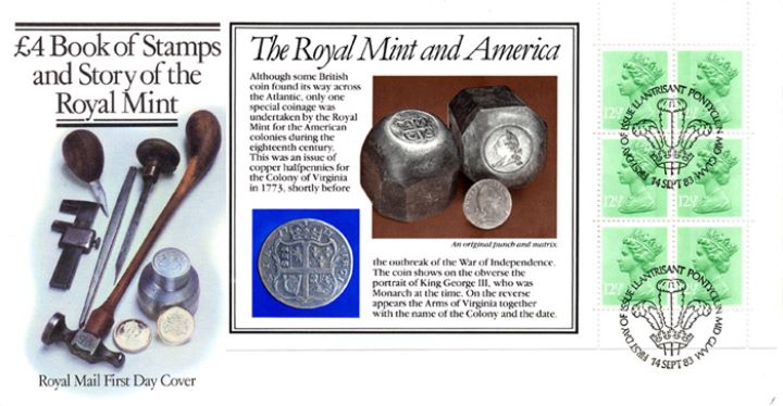 PSB: Royal Mint - Pane 1, The Royal Mint and America