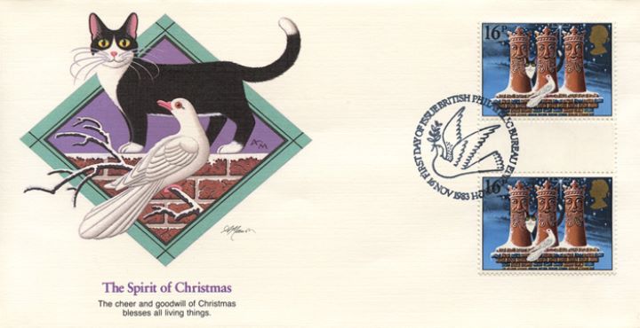 Christmas 1983, Cat and Dove