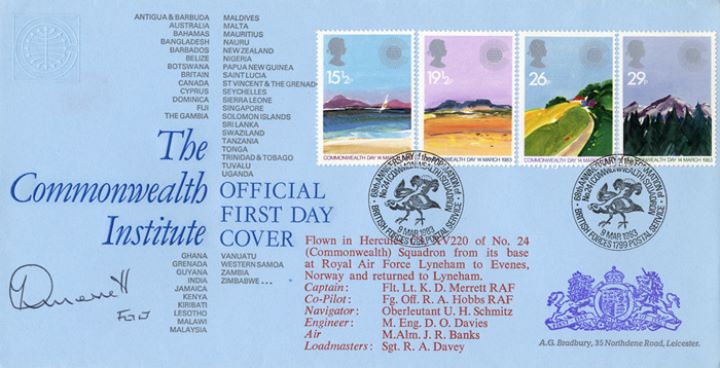 Commonwealth Day, The Commonwealth Institute | First Day Cover / BFDC