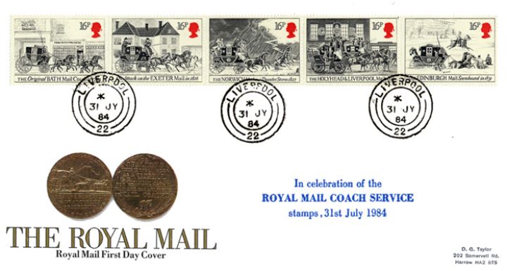 The Royal Mail, Various postmarks