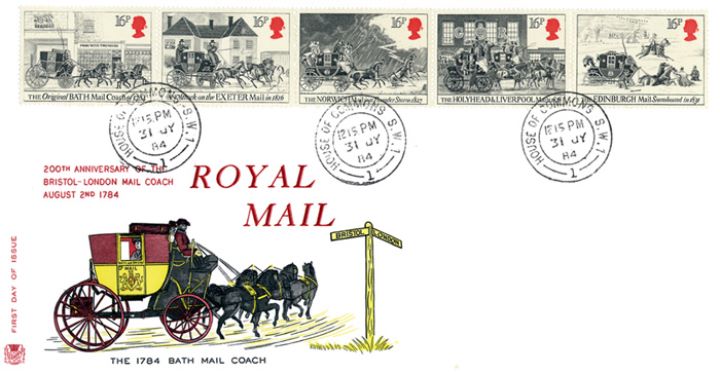 The Royal Mail, The 1784 Bath Mail Coach