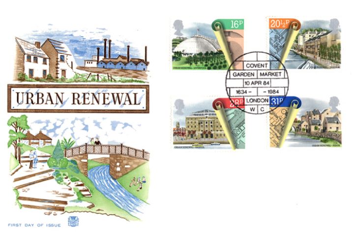 Urban Renewal | First Day Cover / BFDC