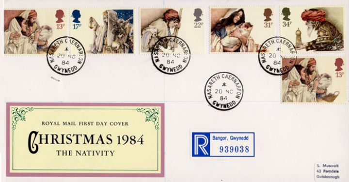 Christmas 1984, CDS & Special Handstamps